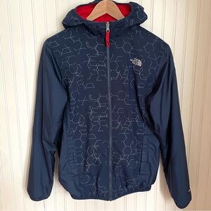 North Face Boys’ Reversible Fleece/Windbreaker Jacket, Size 18/20